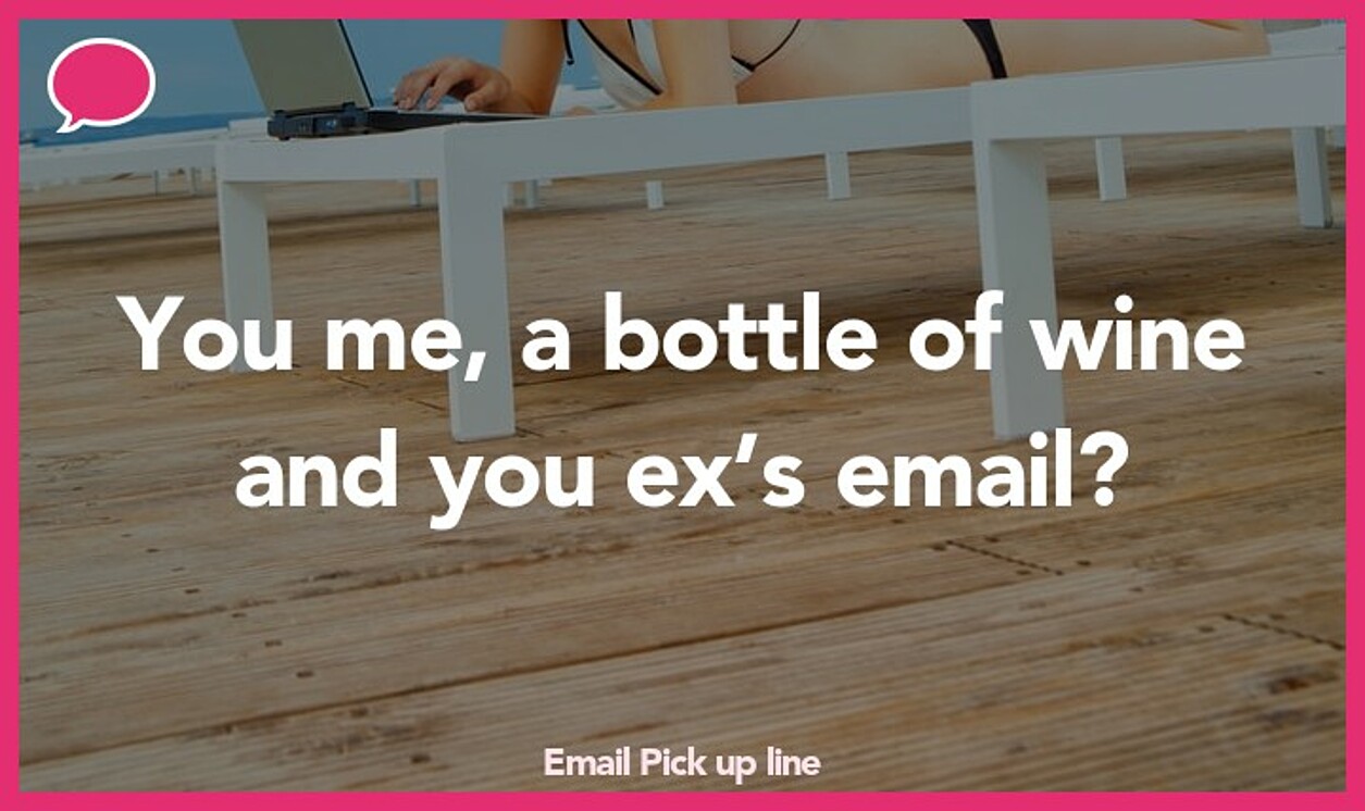 email pickup line