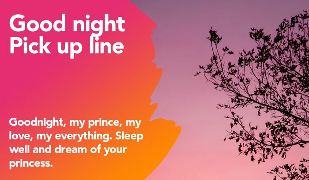 30 Good Night Pick Up Lines The Pickup Lines