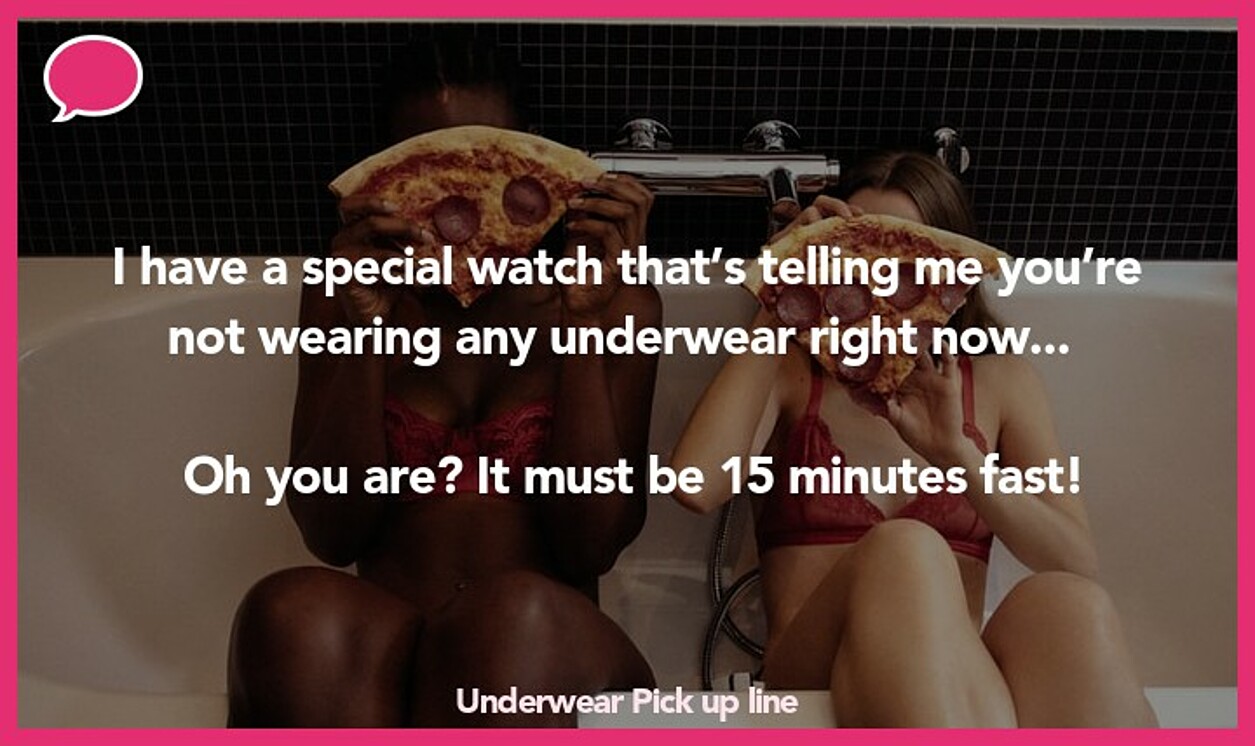 underwear pickup line